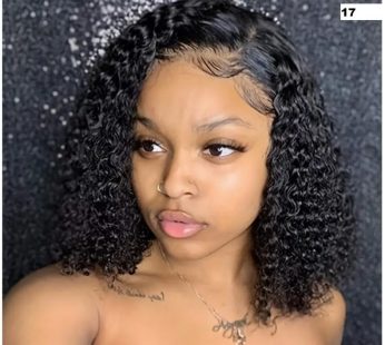 Curly Short Wig, 200 Density