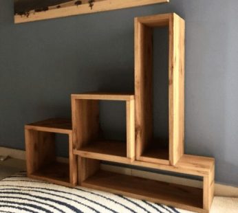 Customizable Wood Box Shelf