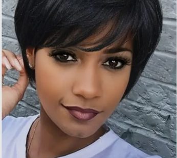High Density Straight Pixie Cut Synthetic Wig for Women