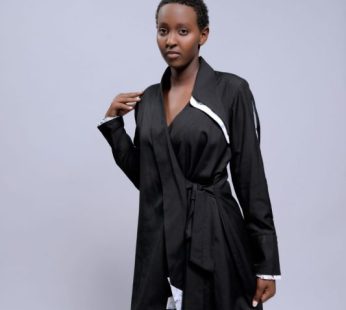 Nyampinga Shirt Dress (Black)