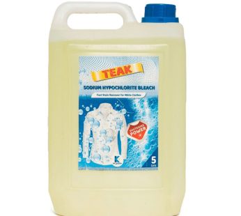 Teak Sodium Hypochlorite Whitening Bleach 5L