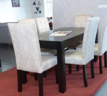 6 CHAIRS DINING SET IN PINEWOOD ( 1800X900MM )