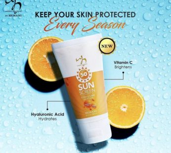 Hemani sun screen with vitamin c spf 50