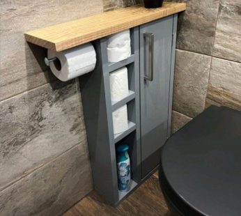 WOODEN TOILET SHELVE