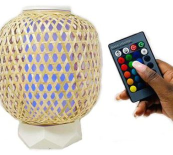 Bamboo Lamp LED Color