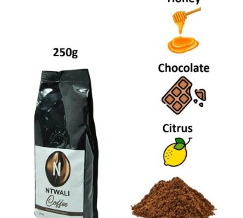 Arabica Medium Roasted Ground Coffee – Chocolate Citrus Honey – 250g
