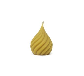 Beautiful Yellow Torsade Candles-Bees Wax